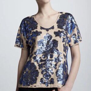Neiman Marcus Tracy Reese Target Blouse Special Occasion Cocktail Sequined Top